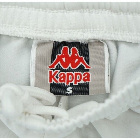 Kappa Mens Track Pants Size Small White / Red Retro Y2K Retro - Picture 6 of 8